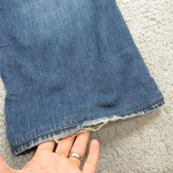 True Religion Mens Billy Giant Big T Stitch Bootcut Jeans size 36 x 32 USA VTG - Picture 5 of 12